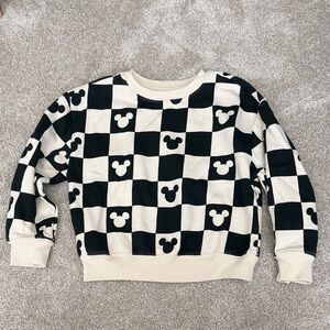 Gap Kids Disney Checkered Sweatshirt